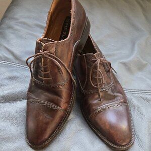 Mezlan Cap-toe Oxford in Brown - Men's Size 10.5